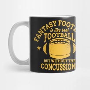 Fantasy Football - No Concussions Mug